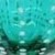 แก้วขาคอกเทล 15.5 ซม. เขียวจุดมิ้วขาว - แก้วคอกเทล แฮนด์เมด ขาใส ปากตัด ลายจุดมิ้วขาว สีเขียว 9 ออนซ์ (250 มล.)